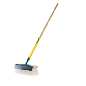 Balai grattoir Batipro 32cm manche bois 150cm, certifié PEFC 100%