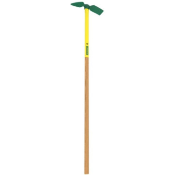Serfouette forgée panne et langue, douille ovale duopro, manche bois percé 130cm, certifié PEFC 100%