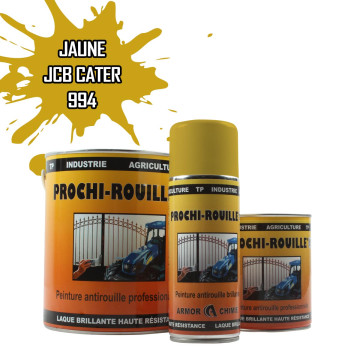 Peinture agricole PROCHI-ROUILLE brillante, Jaune, 994, JCB CATER