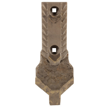 Pointe avec plaquette carbure et renfort acier, pour déchaumeur à dents, cultivateur LEMKEN, 310x120 mm, 3374442 - 3374443, pièce interchangeable