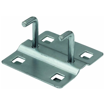 Broche double courte pour fond perforé 63x56x30mm STILKER