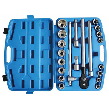 Coffret de douilles 3/4" 6 pans 21 pièces STILKER