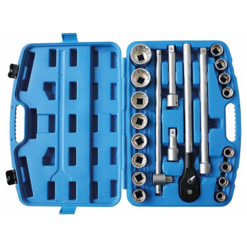 Coffret de douilles 3/4" 12 pans 21 pièces STILKER