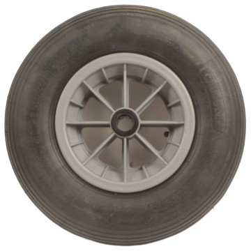 Roue de brouette gonflable diamètre 400 mm charge 150 kg pour axe de 25 mm - S1006P R25/74 - CAUJOLLE