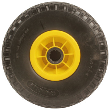 Roue de diable increvable diamètre 260 mm charge 100kg axe 25 mm rouleaux - S4000PR25 - CAUJOLLE