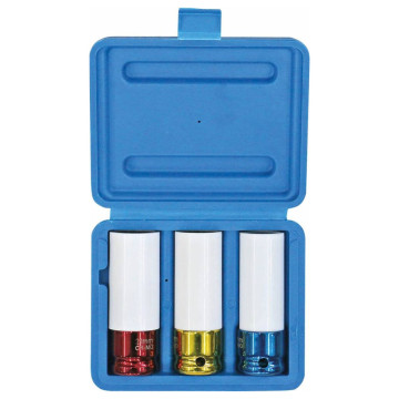 Douilles gainées 1/2" pour jantes alu - Coffret de 3 pièces, STILKER