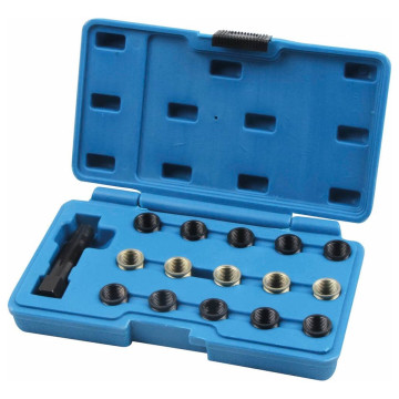 Taraud et inserts pour réparation bougies allumage - Coffret de 16 pièces, STILKER