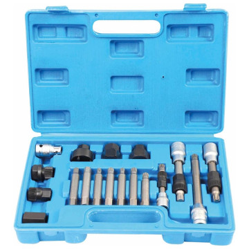 Outil démontage poulies alternateurs débrayables - Coffret de 18 pièces, STILKER