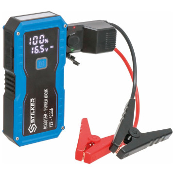 Booster 12V 1200A avec power bank 12000mAh STILKER
