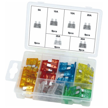 Fusible enfichable standard assortiment - coffret de 48 pièces, STILKER