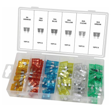 Fusible enfichable assortiment - coffret de 90 pièces, STILKER