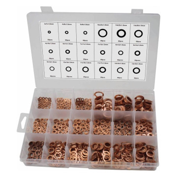 Rondelle en cuivre de 3 à 16mm - coffret de 900 pièces, STILKER