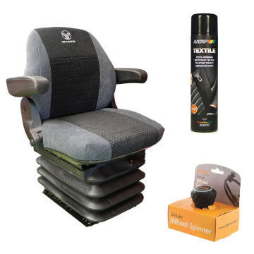 Pack CONFORT : Siège pneumatique tissu MSG95G/721 MAXIMO + housse + nettoyant + boule de volant