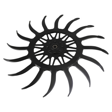 Roue étoile type Yetter Ø540, pour houe rotative et bineuse, avec bague, pièce interchangeable
