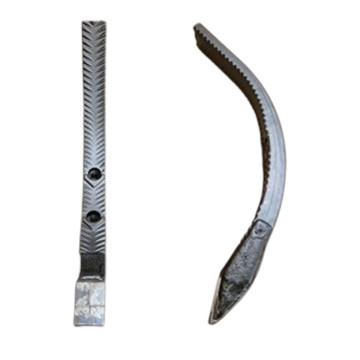 Soc fissurateur 550x50x40, avec plaquette carbure et rechargement pour déchaumeur POTTINGER synkro / terria, 9791.50.070.0, pièce interchangeable