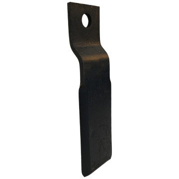 Lame coudée 100x12mm réversible, longueur 410mm, Ø30mm, pour gyrobroyeur GYRAX, pièce interchangeable