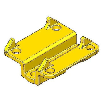 Platine standard de fixation QDC 35 moulée, TCS-PFM-603, AGRISEM, pièce origine