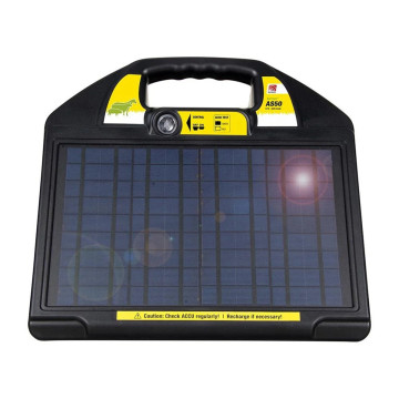 Électrificateur sur batterie avec panneau solaire, HORIZONT Farmer AS50