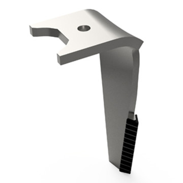 Dent droite pour herse rotative FAST-FIT 3, plaquettes carbure triangulaire, 3 trous, K2512380, KUHN, pièce interchangeable