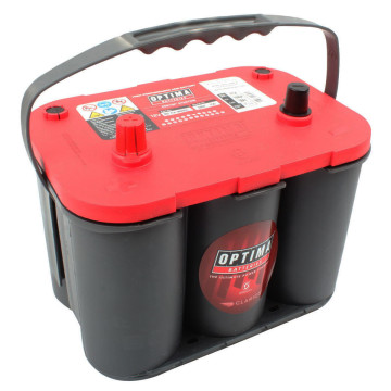 Batterie tracteur Optima rouge 12 volts 50Ah, 815A au démarrage, RedTop RTS 4,2 OPTIMA