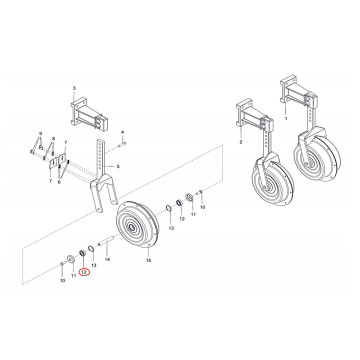 Roulement 6205 pour bineuse OZDOKEN / H056205
