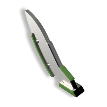 Pointe avec plaquette carbure et rechargement pour fissurateur CARRE