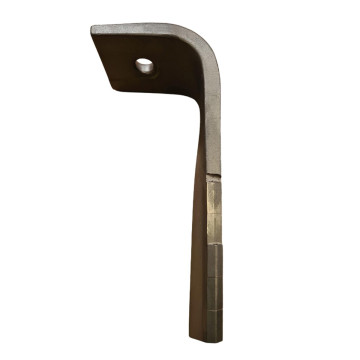 Dent carbure, 5 pastilles, pour herse rotative, ALPEGO, 300mm, Ø19,50x23mm, fixation rapide, MKOA00288, droite, pièce interchangeable