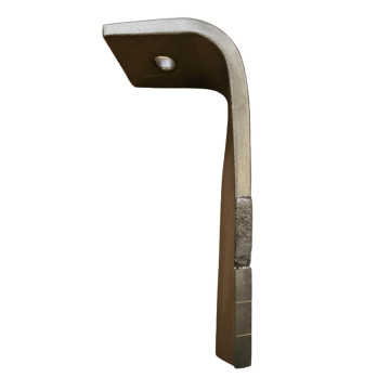Dent carbure, 3 pastilles plus rechargement, pour herse rotative, ALPEGO, 300mm, Ø19,50x23mm, fixation rapide, MKOA00288, droite, pièce interchangeable