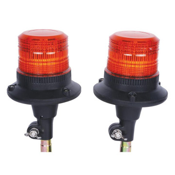 Lot de 2 gyrophares à LED sur tige flexible, synchronisés, 12/24V, pour FENDT, MASSEY, VALTRA, R65-R10