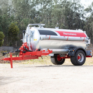 Tonne à lisier galvanisée type CH, 6 000 à 8 000 L, simple essieu, HERCULANO