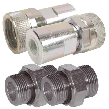 Kit coupleurs push-pull pour MERLO, femelle+ femelle