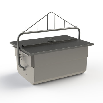 Bac équarrissage en acier inoxydable 1200L