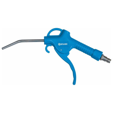 Soufflette progressive PVC, bec 100 mm avec raccord rapide, filetage 1/4”, longueur totale 200 mm, STILKER
