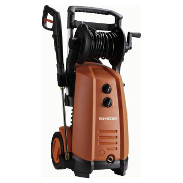 Nettoyeur haute pression électrique eau froide SCHNEIDER 230V, 180 bar, 522 l/h maxi, Total Stop