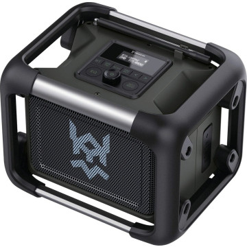 Enceinte de chantier portative radio/bluetooth DRAKKAR (vendue sans batterie)