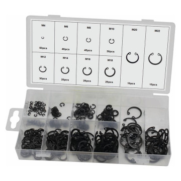 Coffret de 300 circlips intérieurs de M4 à M22, STILKER