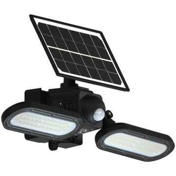 Projecteur LED solaire 1400 lumens 15W avec détecteur Satellite, DRAKKAR