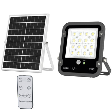 Projecteur solaire LED 2000 lumens 13,5W avec télécommande, panneau déporté, DRAKKAR
