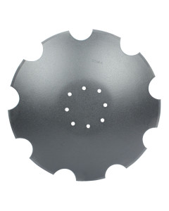 Disque cr&eacute;nel&eacute; 460x4 mm, 8 trous, type XL034 ou XL043, pour Amazone, 5271268, pi&egrave;ce interchangeable