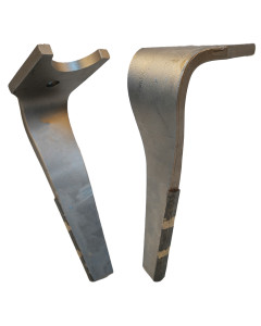 Dent carbure, 5 pastilles 5x30mm, pour herse rotative, KUHN, 320x16mm, &Oslash;20mm, 2500090, gauche, pi&egrave;ce interchangeable