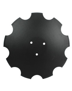 Disque cr&eacute;nel&eacute; 460x6 mm, 3 trous, pour d&eacute;chaumeur &agrave; disques HORSCH, 23246106, pi&egrave;ce interchangeable