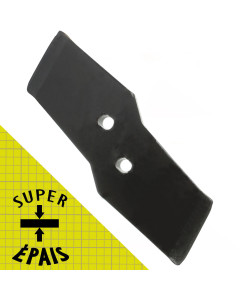 Pointe super &eacute;paisse Olympic pour charrue KUHN HUARD 15mm, 622175, gauche, pi&egrave;ce interchangeable