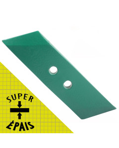 Pointe super &eacute;paisse 15 mm pour charrue kverneland, 053090, droite, pi&egrave;ce interchangeable