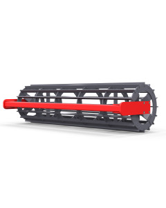Rouleau Barre plate, 2.25 M &agrave; 3.00 M, &Oslash;600mm, pour d&eacute;chaumeur, METAL-FACH