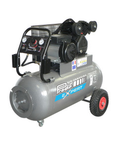 Compresseur mobile 100 litres 230V, 16,2m&sup3;/h, bi-cylindre, 3CV monophas&eacute;, TRE2210030MG, PRODIF EXPERT