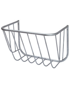 Ratelier &agrave; foin zingu&eacute; grand mod&egrave;le 70 cm, convient &agrave; l'utilisation du cheval, KAMER