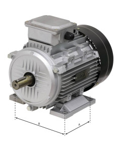 Moteur &eacute;lectrique 5,5CV, 400V, arbre &Oslash;28 mm, 140x190 mm
