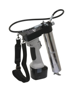 Pistolet de graissage &eacute;lectrique 18V, pompe &agrave; graisse sans fil, 1 batterie, DRAKKAR