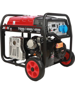 Groupe &eacute;lectrog&egrave;ne 7500W 14CV AVR d&eacute;marrage &eacute;lectrique avec kit brouette, SENCI