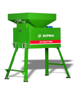 Floconneur aplatisseur TYTAN, entra&icirc;nement par engrenage, 2-3 cylindres, moteur 4 &agrave; 7,5 Kw, SIPMA